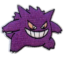 Pokemon GENGAR - Embroidered Iron-On/Sew Patch