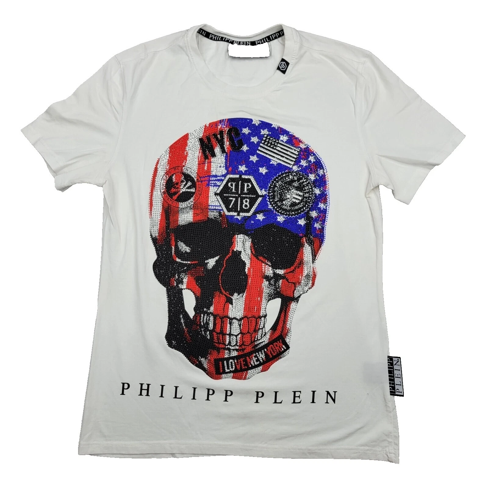 Philipp Plein Solid T-Shirts for Men
