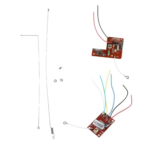 4CH 40MHZ Remote Transmitter & Receiver Board with Antenna for DIY RC Car Robot - Picture 11 of 16