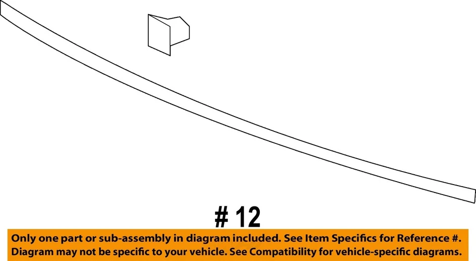 GM OEM-Bumper Trim-Molding 15853598 - Image 2 of 2