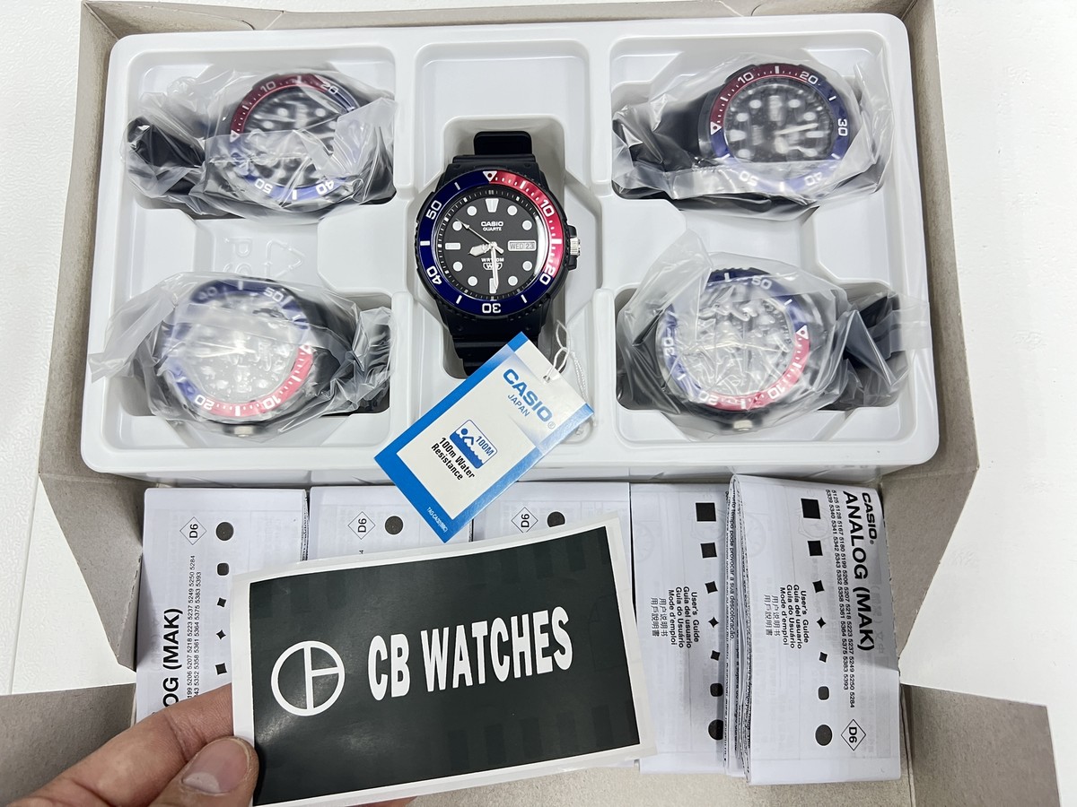 Casio MRW-230H-1E2 NEW Men's Watch Black Dial Resin Strap Analog