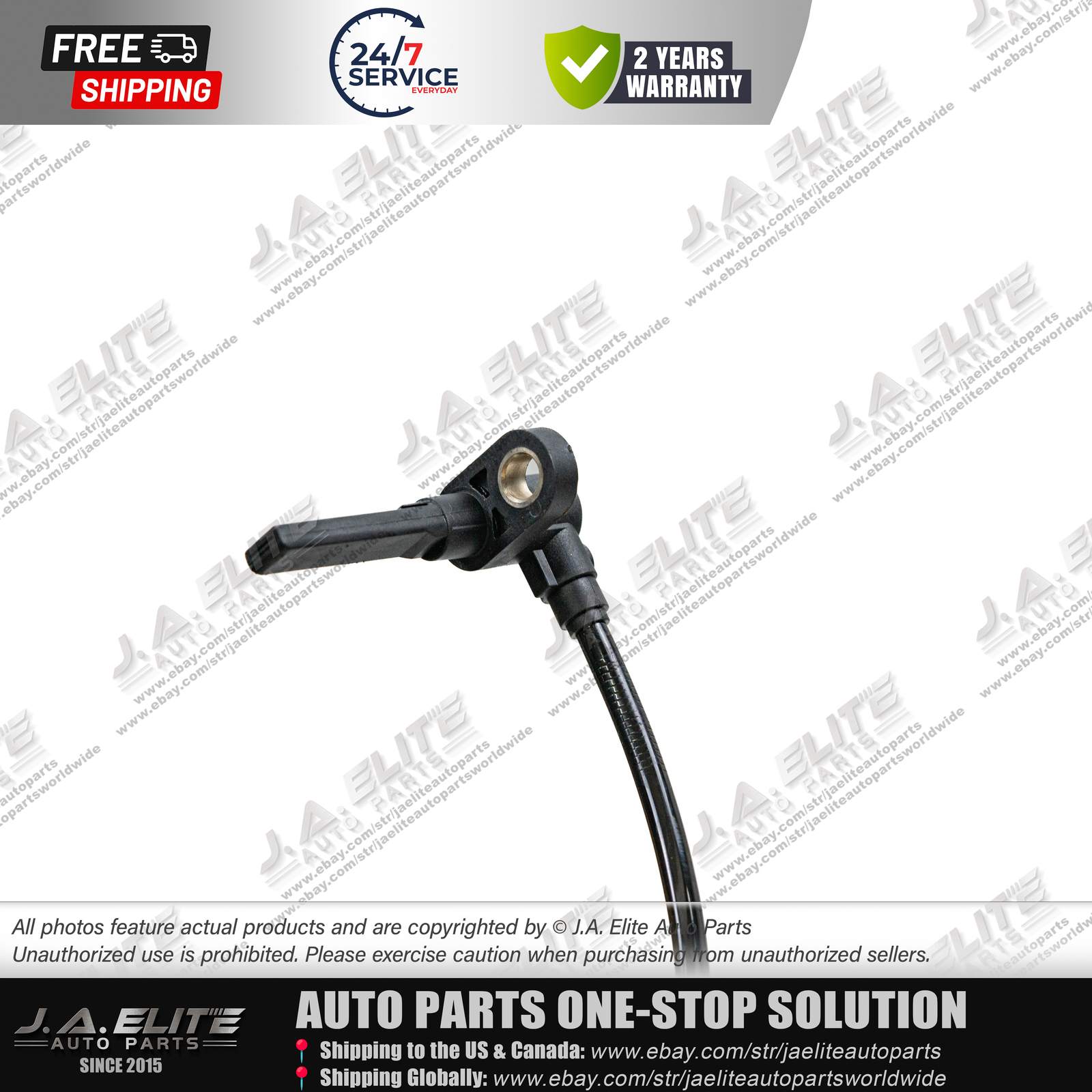 2pcs Front & Rear ABS Sensors For Ferrari 458 488 812,OEM:252514