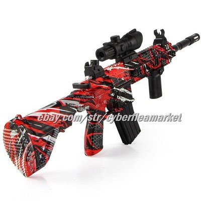 RED M416 Electric Rifle Water Bullet Gun Gel Blaster🔥🔥 LARGE