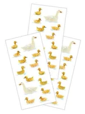 Stickers PH Slim White Ducks Ducklings Swimming Yellow Baby Ducks