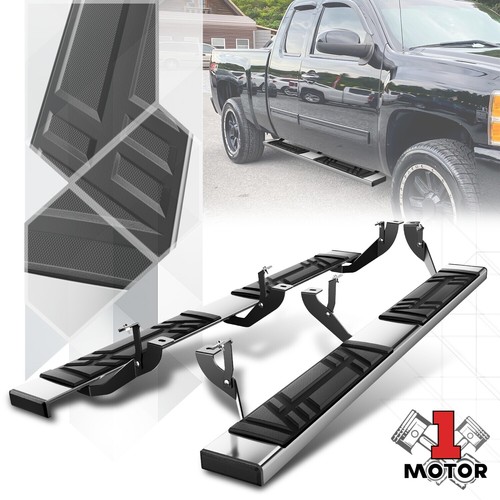 Pair 6.5'' Running Boards Side Step Bar For 0114 Silverado Sierra