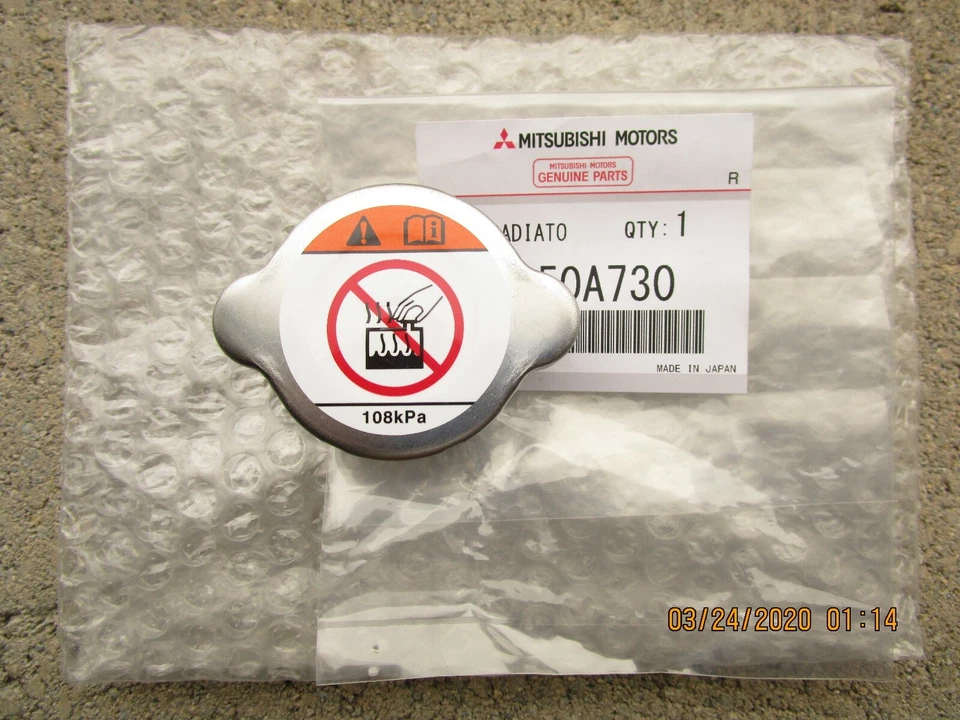FITS: 02 - 17 MITSUBISHI LANCER RADIATOR FLUID CAP OEM BRAND NEW - Image 2 of 3