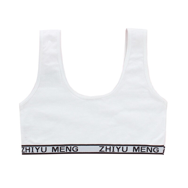 Puberty Girls Underwear Teenage Sports Bra Vest Crop Tops Training