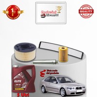 Kit Wartung ÖLfilter Und ÖL BMW 3Er E46 318 Ti Compact 105KW 143PS 2002