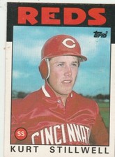 FREE SHIPPING-MINT-1986 Topps Traded #104 Kurt Stillwell Reds PLUS BONUS CARDS