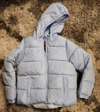 Swiss Tech puffer jacket XXL (18) Sky Blue Packable Light weight Warm