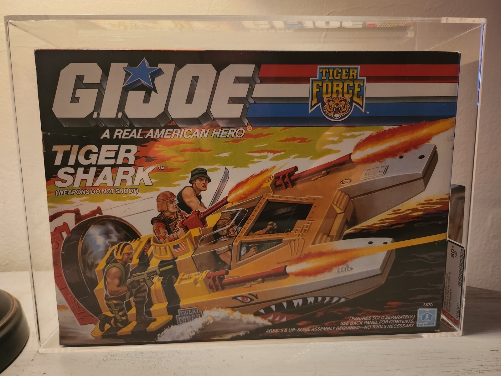 1988 AFA Gi Joe Tiger Shark Tiger Force AFA 80+ MISB
