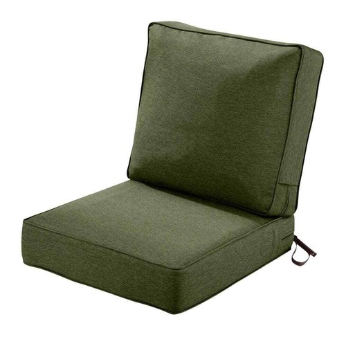 25" x 25" Outdoor Lounge Cushion Set in Heather Fern for Patio Furniture