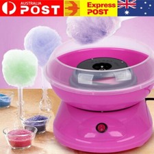 Electric Fairy Cotton Candy Maker Pink Floss Home Machine Sugar for Kids Party