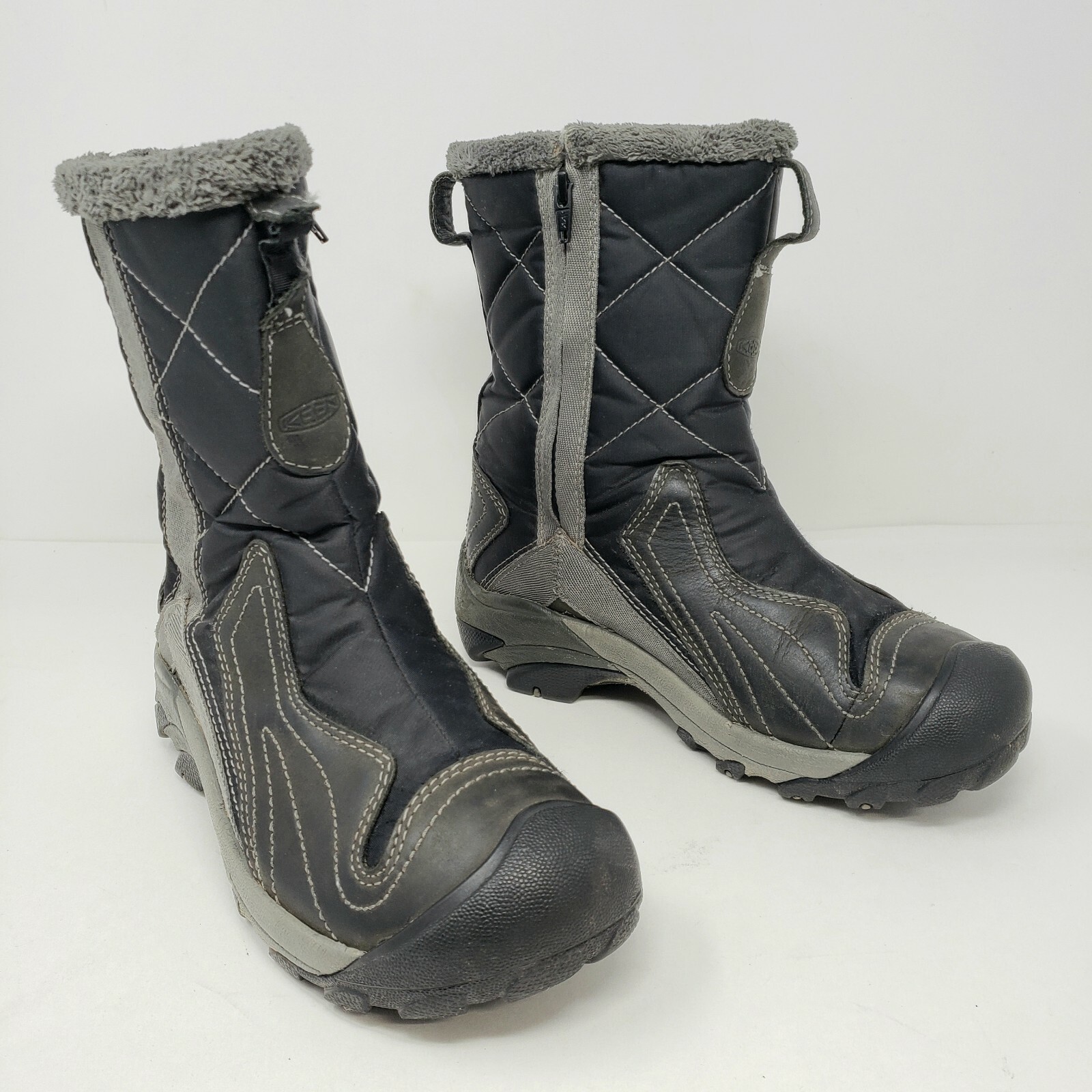 Stivali Keen donna 6 5 Betty invernali caldi 200 grammi isolati neri zip Keen Dry