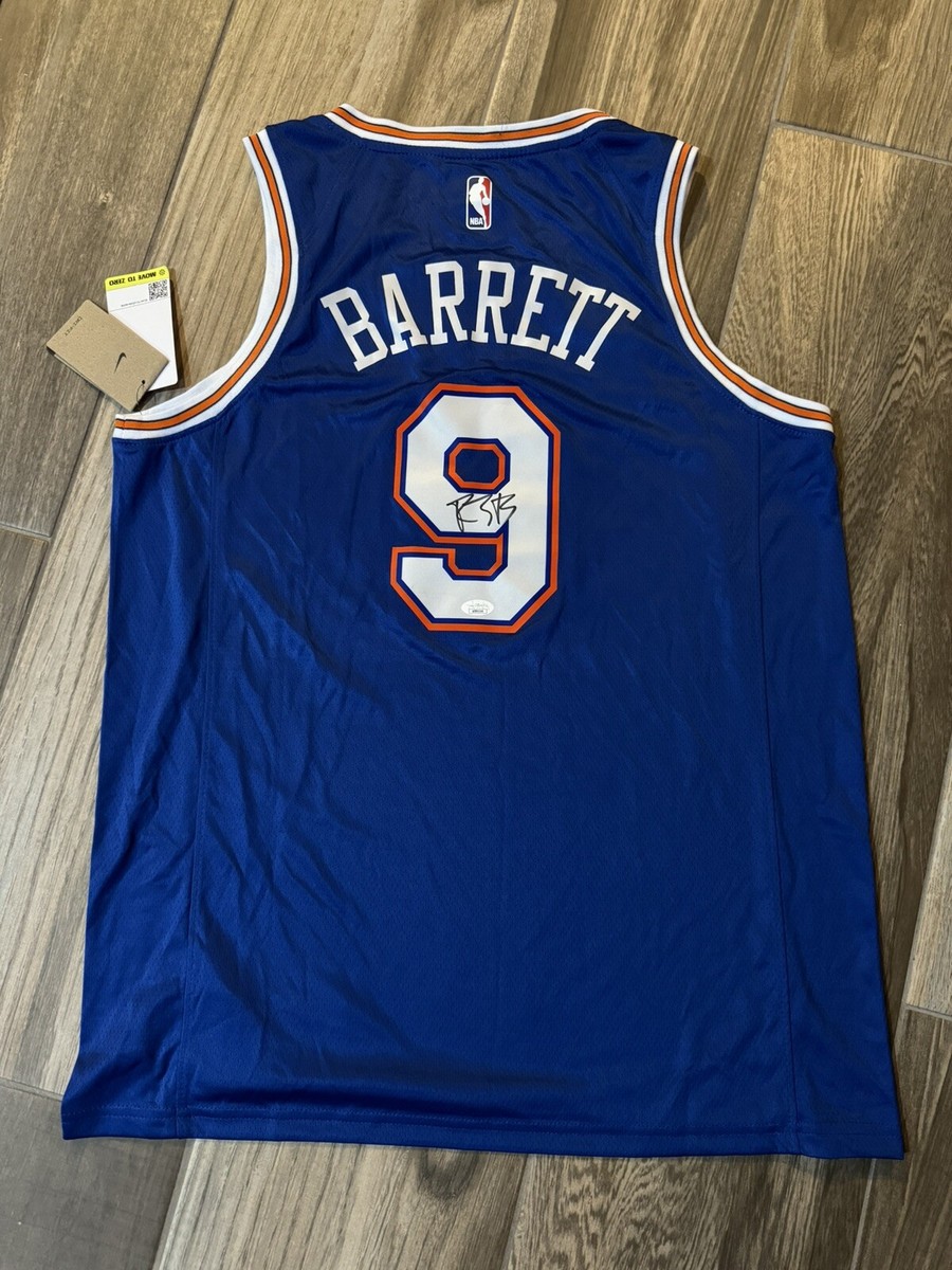 RJ Barrett Signed Autograph New York Knicks Jersey NY NBA Duke JSA