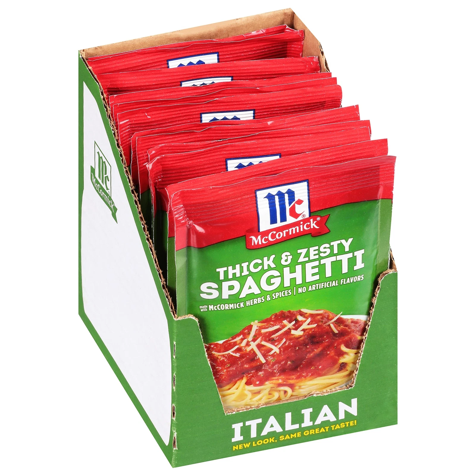 McCormick Thick And Zesty Spaghetti Sauce Mix 1.37 oz Pack of 12
