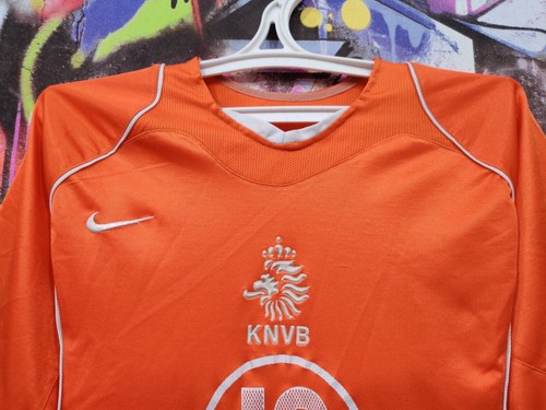 Netherland Football National Team V.Nistelrooy #10 Soccer Jersey Top Nike Mens M - Picture 4 of 12