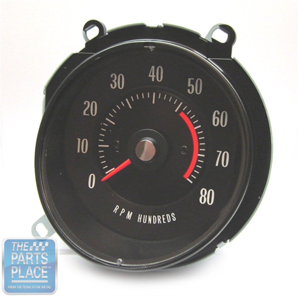 ザキヤマ69 1969-72 Pontiac GTO / LeMans In Dash Tach - 5200 RPM - OEM