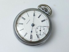 Antique 1904 WALTHAM Open Face Size 18s Pocket Watch