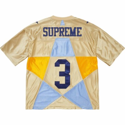 Size L - Supreme Star Football Jersey (Gold)(FW24) | eBay