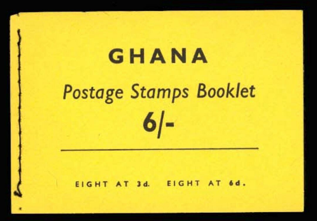 Ghana #55a/96a SB3 MNH Complete Booklet 1st Printing Inverted Panes CVGBP12