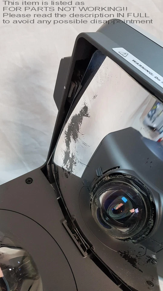 READ DESCRIPTION! Smart uf75 VGA HDMI DLP 3D Ready Short Throw Projector 7224 La - Image 3 of 4