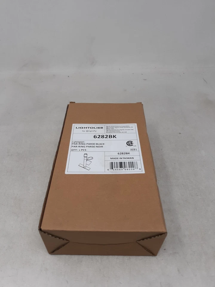 LIGHTOLIER modelo 6282 Lytespot ANILLO PAR negro mate LUZ CABEZA PISTA LED halógena Foto 3 de 4