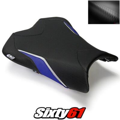 Kawasaki ZX6R Seat Cover 2009 2010 2011 2012 Front Black Blue