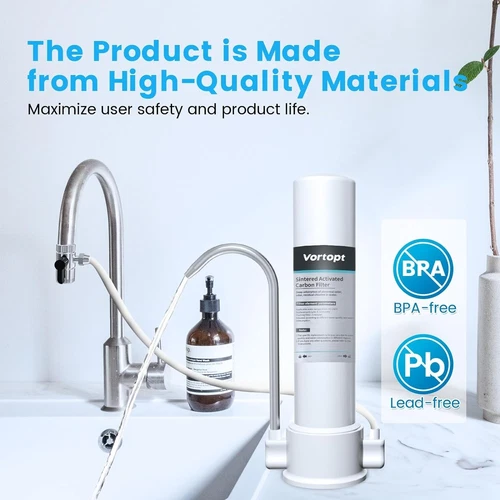 Water Filtration System Reduces Chlorine White Multiple Applications Countertop - Bild 3 von 7