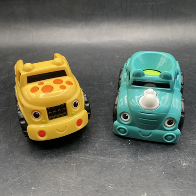 #ad Set of 2 Lil Zoomers Safari Sounds Jungle Cheetah and Rhino Cars Roller Ball $8.85