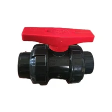PVC Union Ball Valve, 1" Inch (DN25) True Union Full Flow Ball Valve with ASTM E