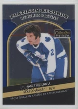 2017-18 O-Pee-Chee Platinum Platinum Records Ian Turnbull #PR-8