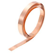 0.5mm x 10mm x 2000mm Copper Sheet Roll, Copper Strip Flashing Metal Foil Plate