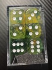 Chessex Nebula 16mm d6 Spring White Luminary 12 Dice CHX 27755