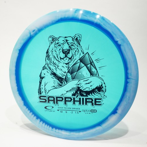Latitude 64 Opto Ice Orbit Sapphire Disc Golf Distance Driver - Picture 8 of 12