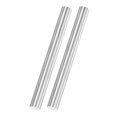 2 Stück 100mm Lange Rundstahl 10mm Durchmesser, SKD11 Stahl Stangen Massiv Metal
