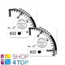 2 SEIKO SEIZAIKEN WATCH BATTERIES 377 376 SR626SW SR66 SILVER 1.55V 2026 NEW