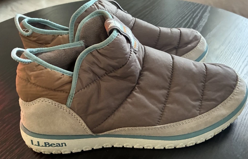 Botas de nieve clásicas de invierno L.L.Bean Mountain para mujer talla 8 sin cordones 517539 Foto 2 de 4