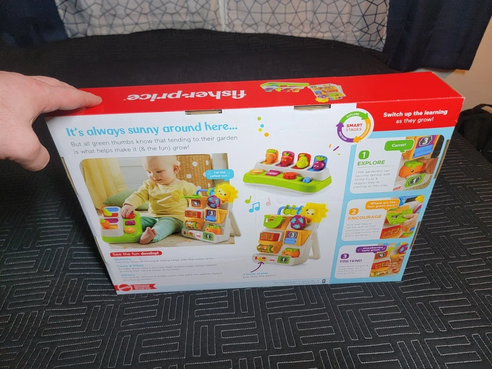 Fisher-Price Grow the Fun Garden Set de Regalo - Juguete de Aprendizaje para Bebé con Música, Luces Foto 2 de 4
