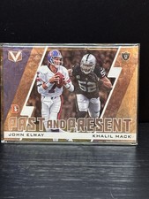Panini Vertex Past and Present John Elway Khalil Mack #PP-4 Broncos Raiders Foo…