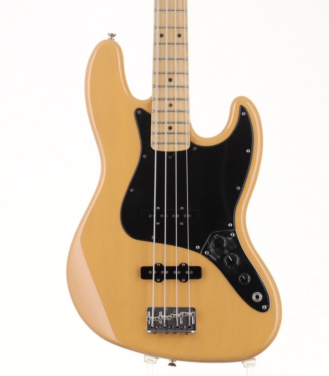 Fender USA American Jazz Bass Maple Fingerboard Butterscotch Blonde Used