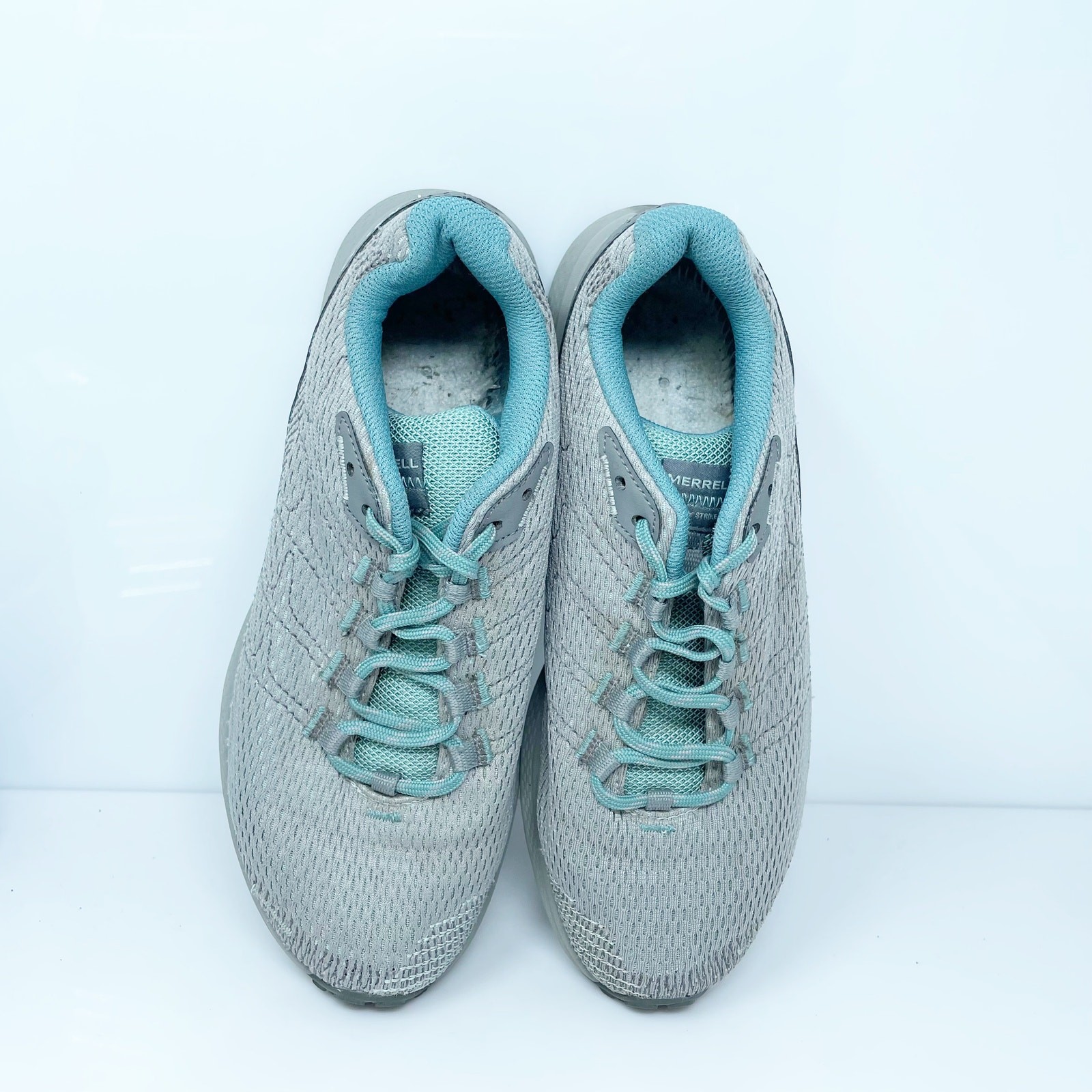 Scarpe da corsa Merrell donna Fly Strike Trail J067238W grigie sneakers taglia 8