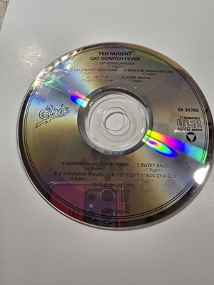 Ted Nugent Cat Scratch Fever CD Epic Disc Only