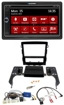Blaupunkt TMC USB Lenkrad Bluetooth DAB 2DIN Navigation für Subaru Impreza ab 20