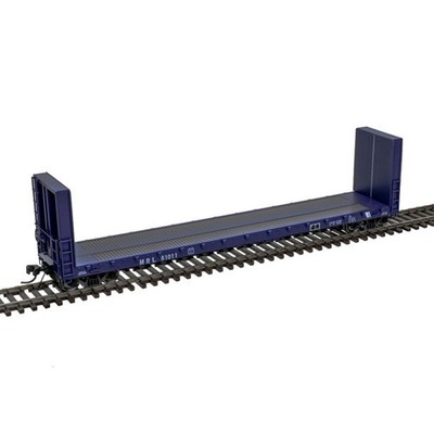 *HO ATLAS 20007109 - 51'6'' BULKHEAD FLAT CAR MONTANA RAIL LINK #61011 NIB