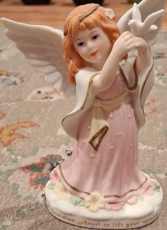 Bronson Heavenly Guardians Ceramic Guardian Angel Figurine