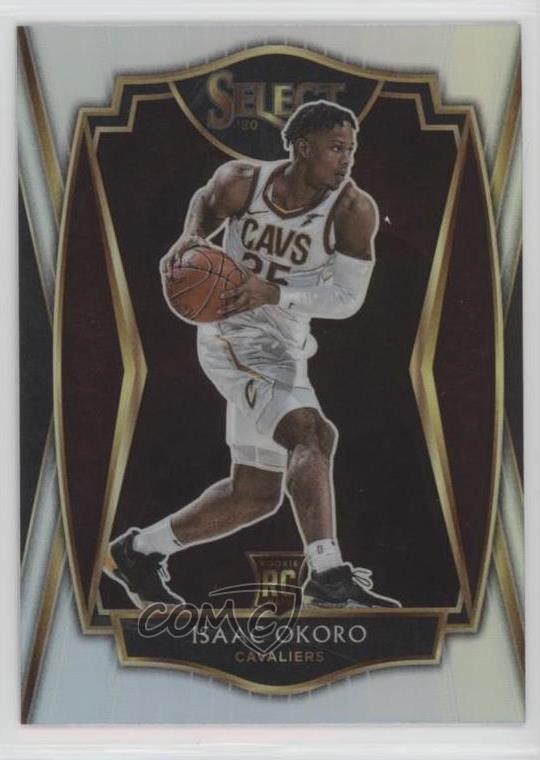 2020-21 Panini Select Premier Level Silver Prizm Isaac Okoro #182 0jq2