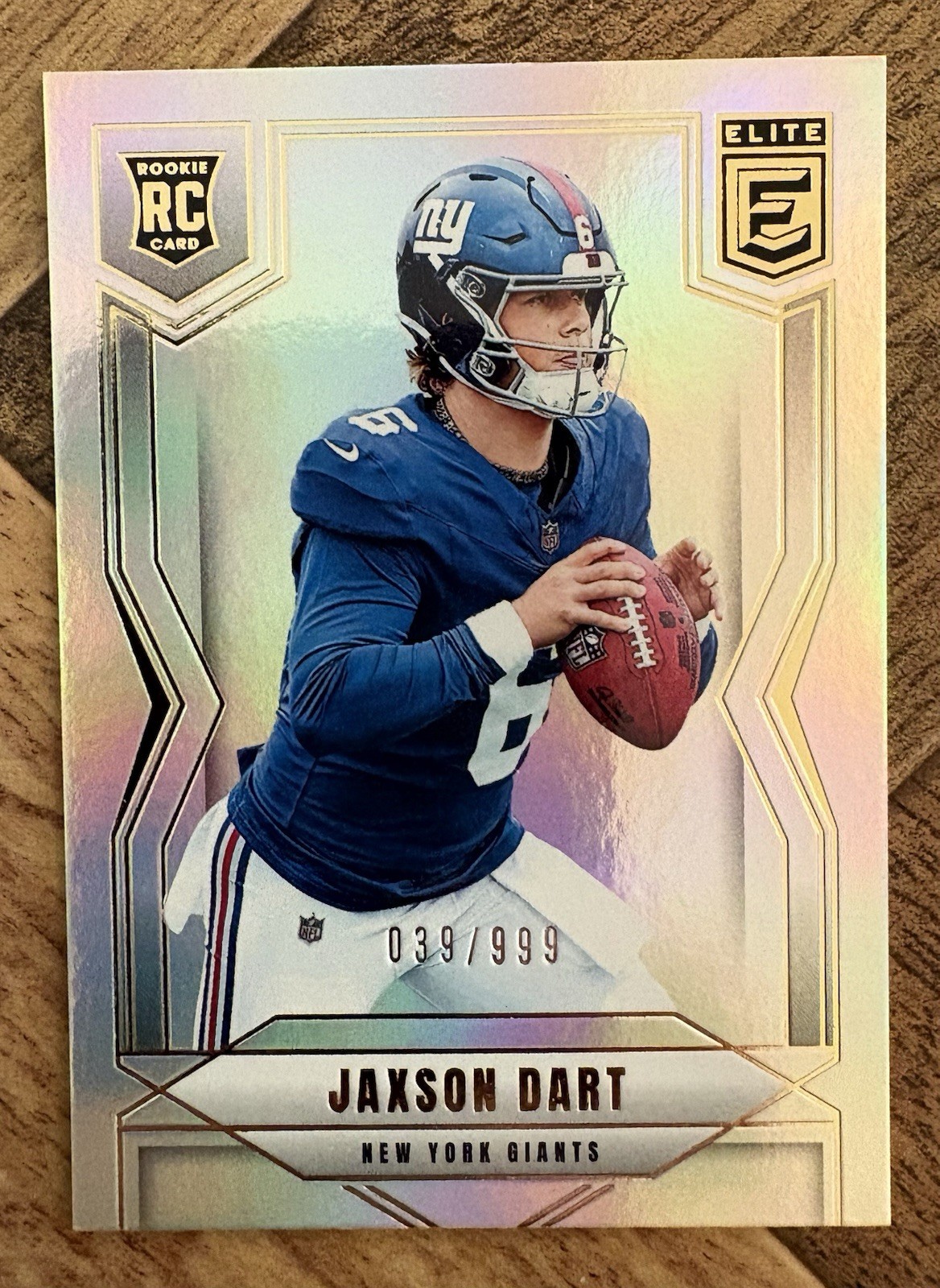 2025 Donruss Elite Jaxson Dart #103 /999 Rookie