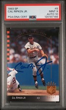 1993 SP #8 CAL RIPKEN JR. PSA 9 AUTO 10