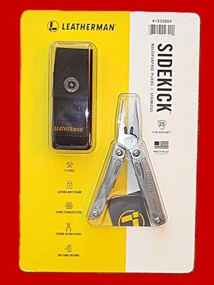 LEATHERMAN SIDEKICK 14 In 1 Stainless Steel Multi Purpose Tool W/Nylon Case NEW